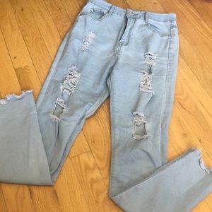 Distressed SHEIN Jeans